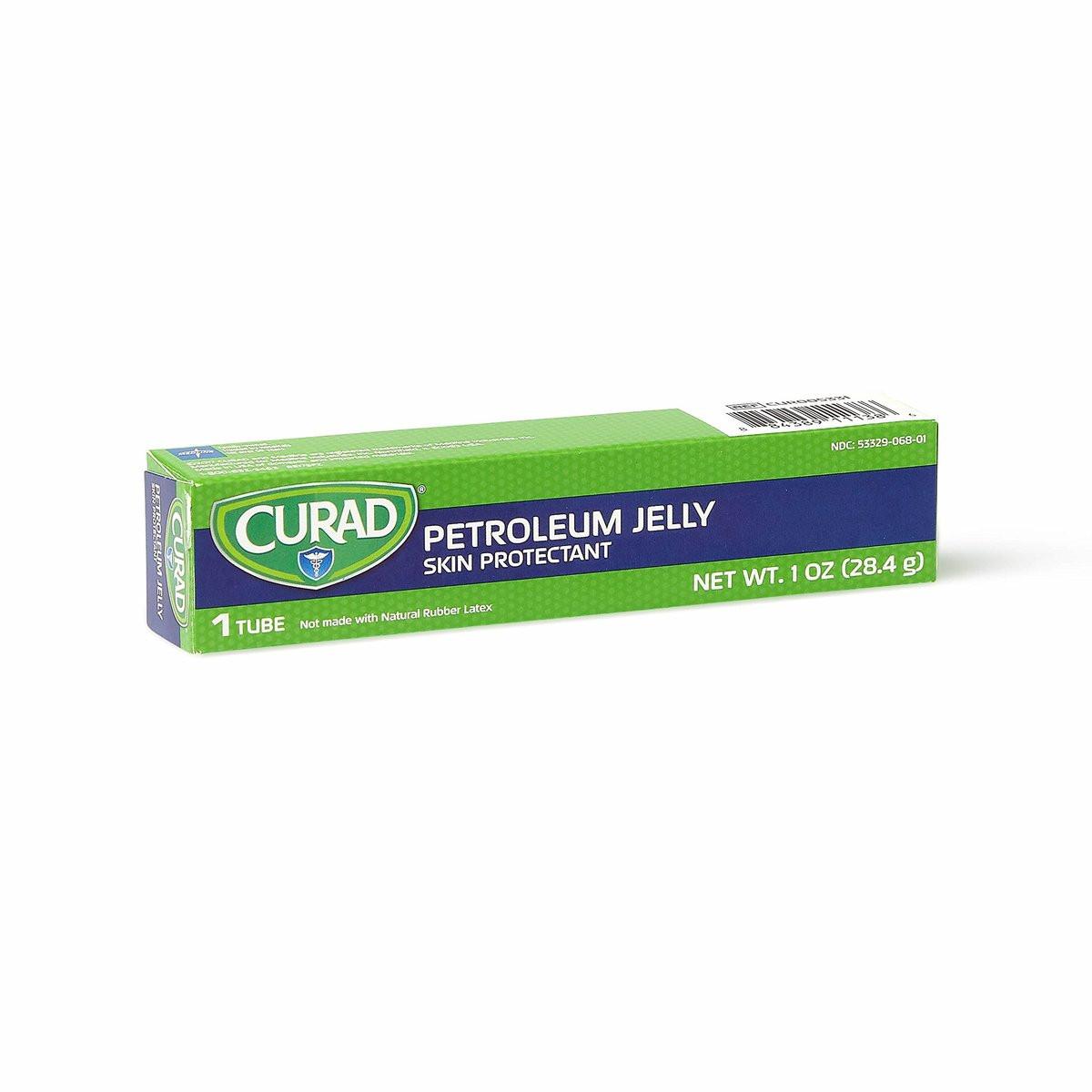 CURAD Petroleum Jelly, Hautschutz und Feuchtigkeitsspender, 28 g Tube