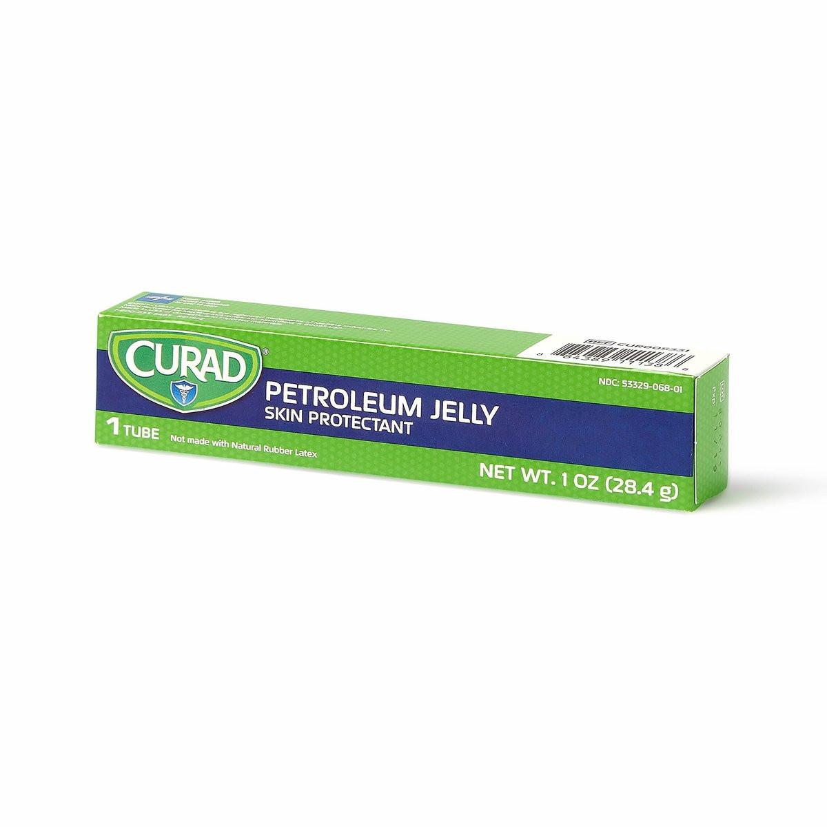 CURAD Petroleum Jelly, Hautschutz und Feuchtigkeitsspender, 28 g Tube