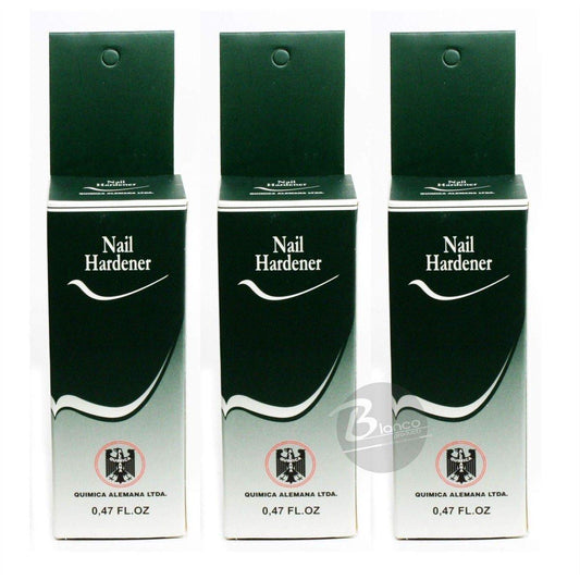 3 Flaschen Química Alemana Nagelhärter Stärkung Nagellack Behandlung 0,47 oz