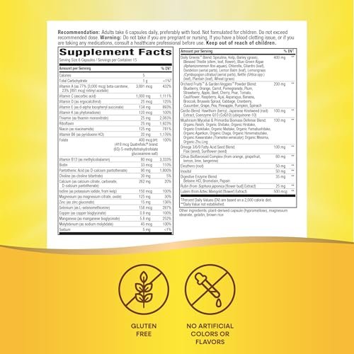 Nature's Way Alive! Max6 Potency Adult Complete Multivitamin – 90 Kapseln, ohne Eisen, mit Methyl-B12 & Folat