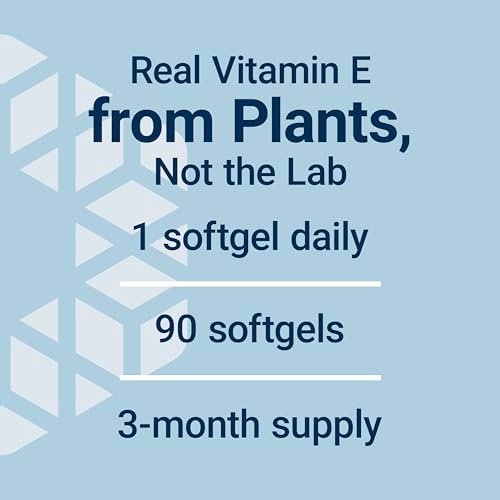 Life Extension Super Vitamin E 268 mg (400 IE) – Nicht-synthetisches Vitamin-E-Präparat für die Gesundheit des gesamten Körpers, glutenfrei, nicht-GVO, 90 Softgels