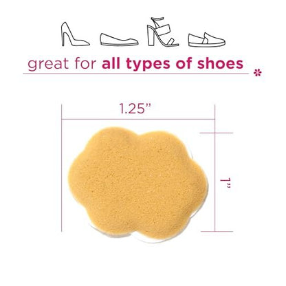 Foot Petals Spot Dot Cushion Scalloped Druckpunktlösung zur Blasenlinderung, Khaki, Einheitsgröße