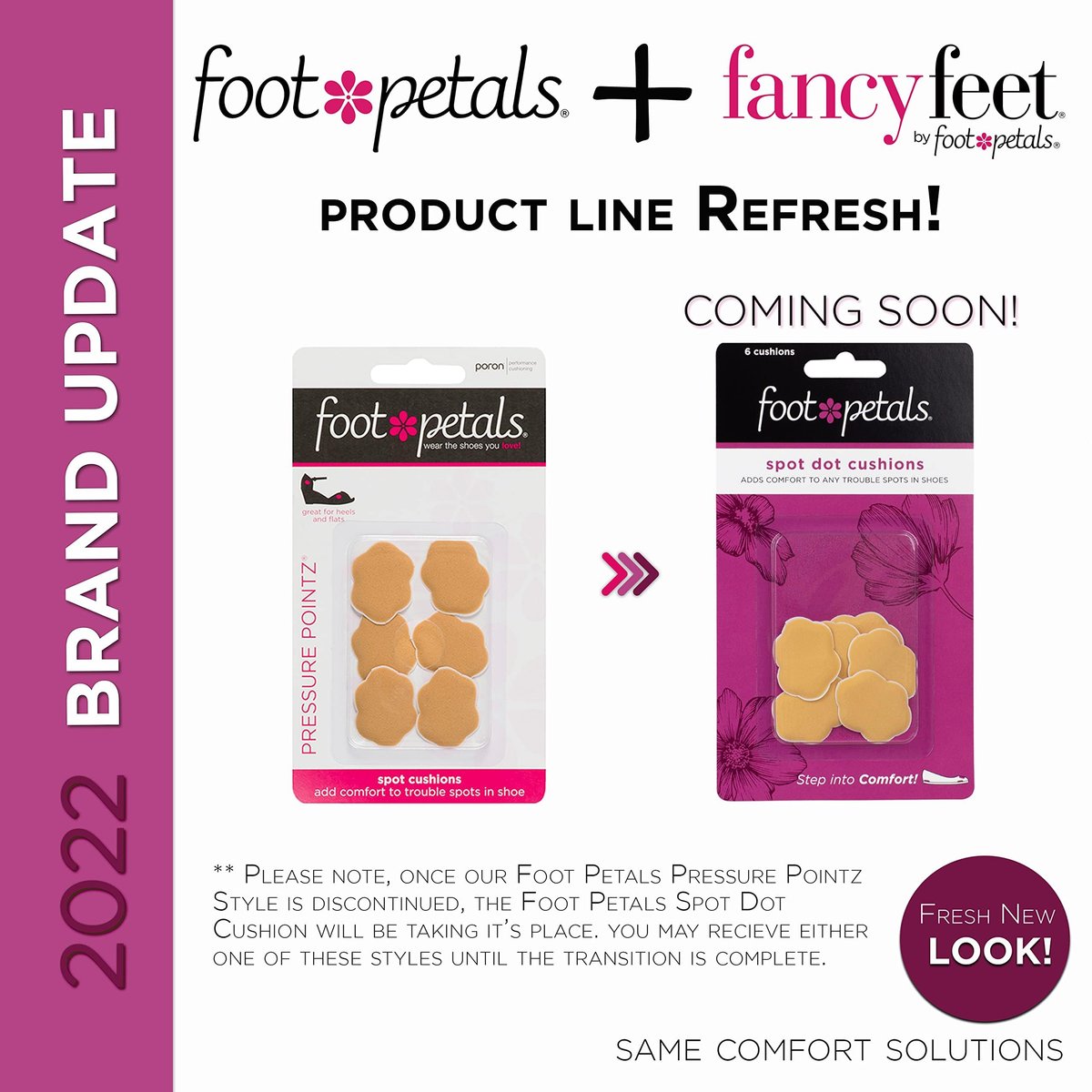 Foot Petals Spot Dot Cushion Scalloped Druckpunktlösung zur Blasenlinderung, Khaki, Einheitsgröße