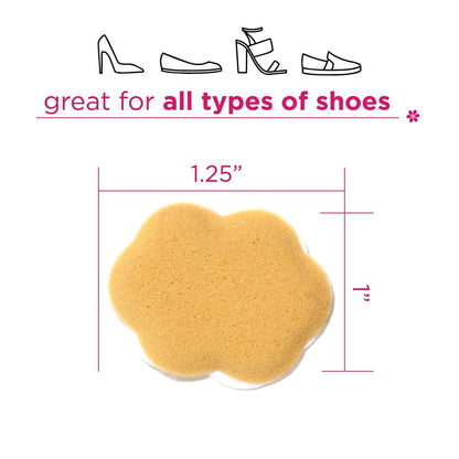 Foot Petals Spot Dot Cushion Scalloped Druckpunktlösung zur Blasenlinderung, Khaki, Einheitsgröße