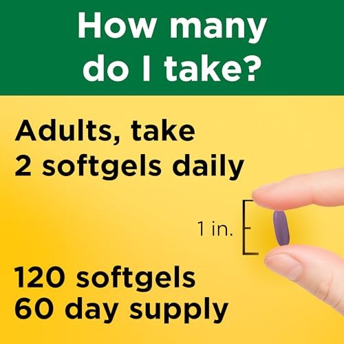 Nature Made Magnesiumcitrat 250 mg pro Portion – Magnesiumpräparat für Männer und Frauen – Unterstützung für Muskeln, Nerven, Knochen und Herz – 120 Weichkapseln, 60-Tage-Versorgung