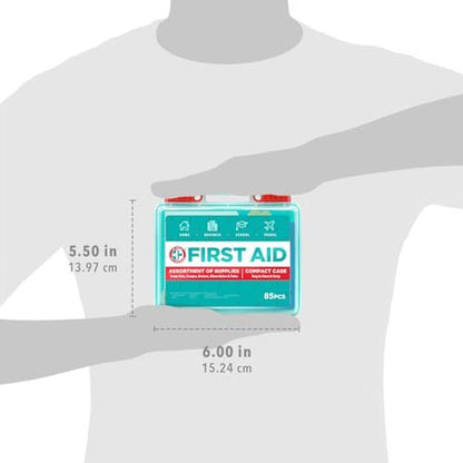 Be Smart Get Prepared 85-teiliges Erste-Hilfe-Set: Reinigen, Behandeln, Schützen – für Zuhause, Büro, Auto, Reisen, Outdoor & Notfälle