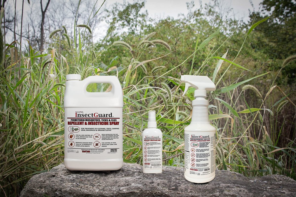 InsectGuard Permethrin Insektenschutz & Insektizid Spray – Mücken, Zecken & Fliegen (177 ml)