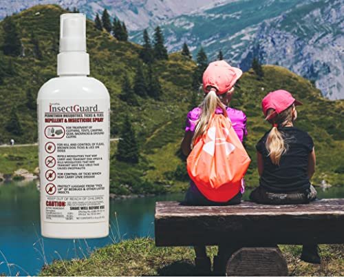 InsectGuard Permethrin Insektenschutz & Insektizid Spray – Mücken, Zecken & Fliegen (177 ml)