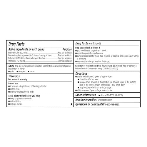 GoodSense Maximum Strength Triple Antibiotika Salbe mit Schmerzlinderung - 28 g