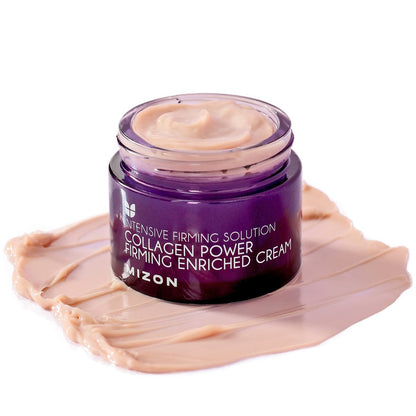 MIZON Collagen Power Firming Enriched Cream – Anti-Aging Gesichtspflege mit Kollagen für straffe, faltenfreie Haut (50 ml)