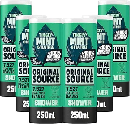 Original Source Teebaum & Minze Duschgel 250ml – 6er Pack