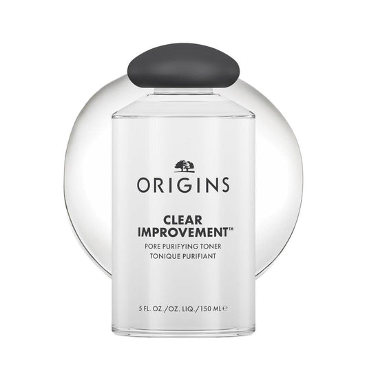 Origins Clear Improvement Porenverfeinerndes Gesichtswasser | Reduziert Glanz & ideal für fettige Haut | Mit Salicylsäure, 148 ml