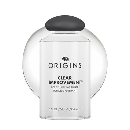 Origins Clear Improvement Porenverfeinerndes Gesichtswasser | Reduziert Glanz & ideal für fettige Haut | Mit Salicylsäure, 148 ml