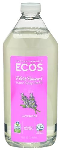 ECOS Hypoallergene Handseife Lemongrass - 946 ml Flasche von Earth Friendly Products, Lavendel, 946 ml (67670)