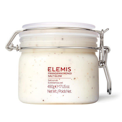 ELEMIS Frangipani Monoi Salt Glow 490g – Peeling Körperpeeling für strahlende Haut