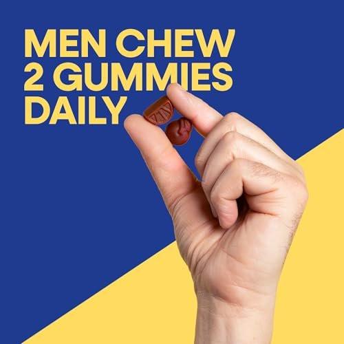 Nature's Way Alive! Multivitamin Gummies für Männer ab 50 – tägliche, kaubare Multivitamine mit B-Vitaminen, Vitamin D3 & Zink – unterstützt Herz, Augen und Energiestoffwechsel – Fruchtgeschmack, 60 Gummibärchen