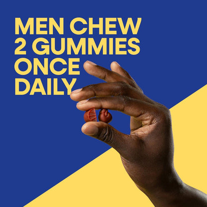 Nature's Way Alive! Multivitamin-Gummis für Männer – Tägliches Gummivitamin für Männer, unterstützt den zellulären Energiestoffwechsel, die Immunität und die Muskelfunktion mit Vitamin A, C, D3, Zink – vegetarisch, 60 Stück