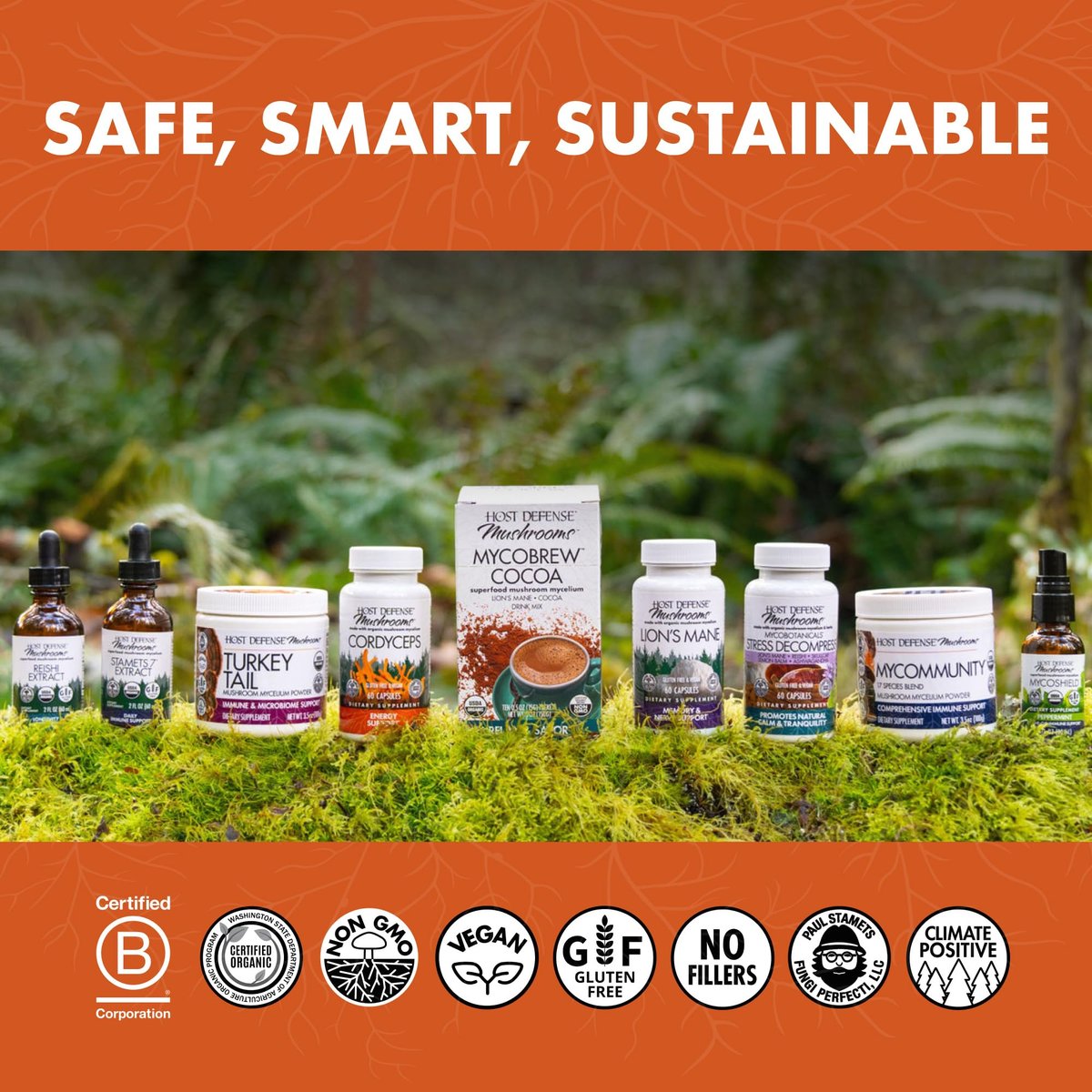 Host Defense Cordyceps Kapseln - Immun- und Energieunterstützung, Nierengesundheit, Fitness-Supplement zur Sauerstoffaufnahme - 30 Kapseln (15 Portionen)*