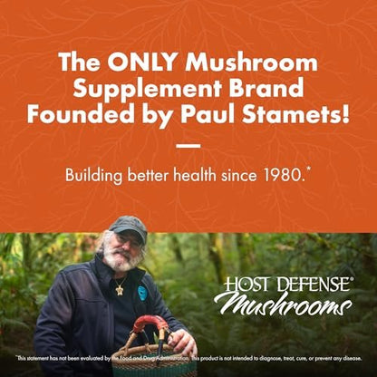 Host Defense Cordyceps Kapseln - Immun- und Energieunterstützung, Nierengesundheit, Fitness-Supplement zur Sauerstoffaufnahme - 30 Kapseln (15 Portionen)*