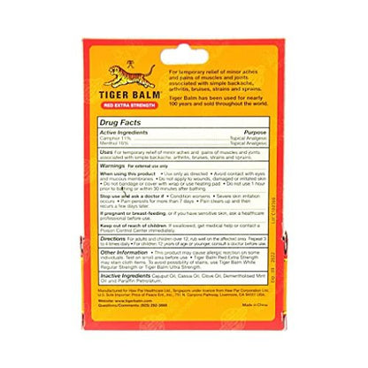 Tiger Balm X-Stark Rot 18 g – Hochwirksame Salbe für Muskel- und Gelenkschmerzen