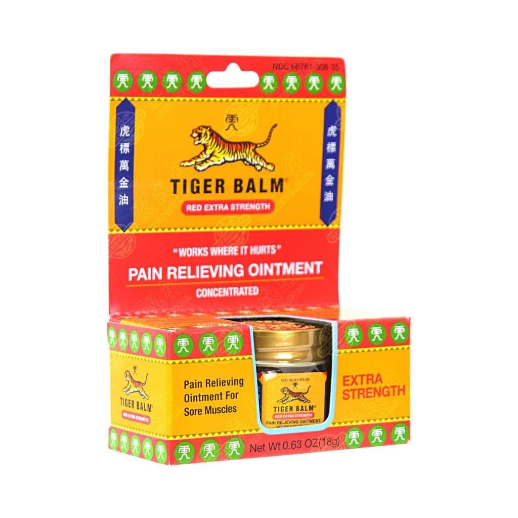 Tiger Balm X-Stark Rot 18 g – Hochwirksame Salbe für Muskel- und Gelenkschmerzen