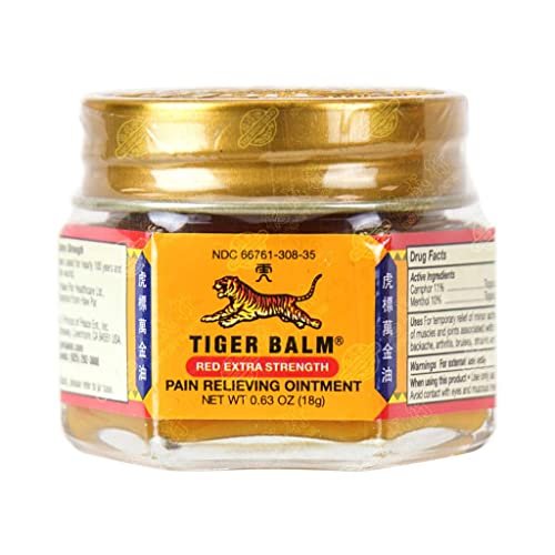 Tiger Balm X-Stark Rot 18 g – Hochwirksame Salbe für Muskel- und Gelenkschmerzen