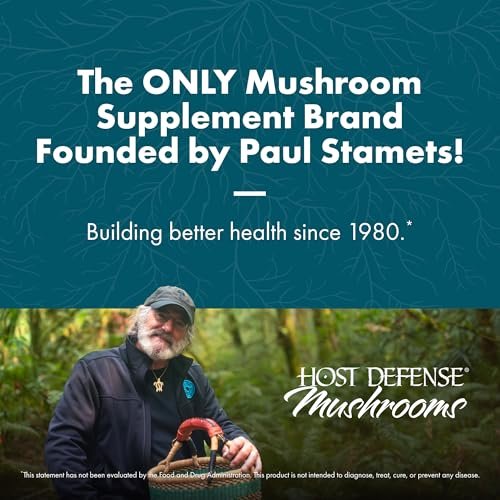 Host Defense Reishi Kapseln – Herz- und Immununterstützung, Vitalität und Wohlbefinden – 30 Kapseln (15 Portionen)