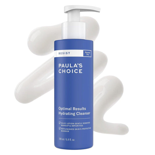 Paula's Choice RESIST Optimal Results Hydrating Cleanser – Feuchtigkeitsspendendes Reinigungsgel mit grünem Tee und Kamille für trockene Haut, Anti-Aging, 190 ml