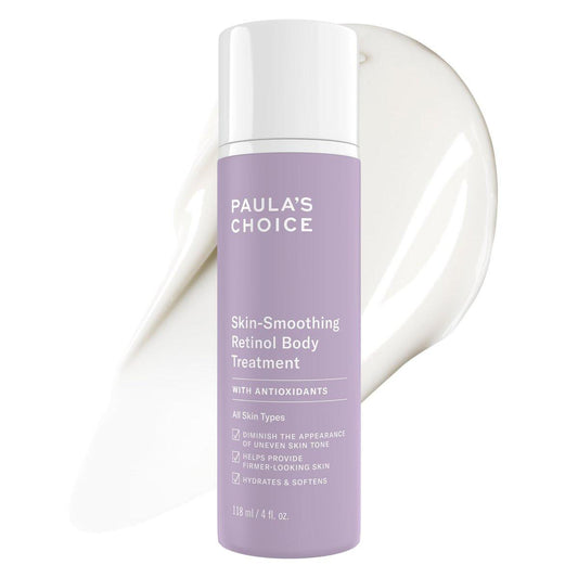 Paula's Choice Retinol Hautglättende Körperlotion Behandlung, Körpercreme mit Sheabutter, Vitamin C & E Lotion, Alle Hauttypen, Anti-Aging Körperfeuchtigkeitscreme, Reduziert Trockenheit, Duftfrei, 118 ml