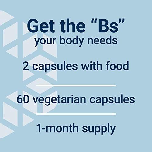 Life Extension BioActive Complete B-Komplex – Unterstützung für Herz, Gehirn & Nerven, gesunde Energie & Stoffwechsel, 60 vegane Kapseln