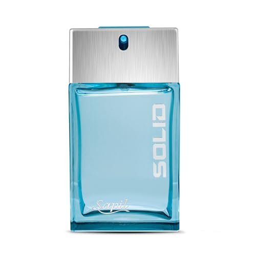 Sapil Solid Eau de Toilette für Herren – Lang anhaltendes Dubai Toilette – Citrus, holzig, moschusartig & warm würzig mit frischen & pudrigen Noten – 100 ml – Premium Arabic Toilette für den täglichen und abendlichen Gebrauch