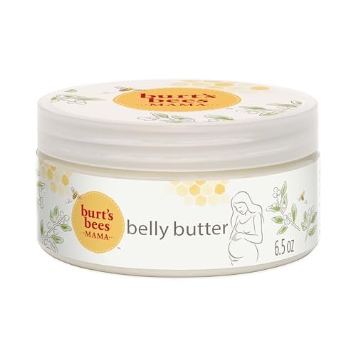 Burt's Bees Mama Belly Butter – Schwangerschaftspflege mit Sheabutter und Vitamin E, 6,5 Unzen