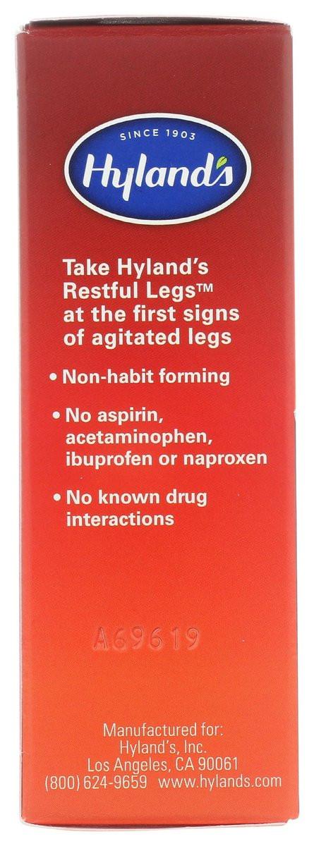 Hyland's Restful Legs Tabletten – Natürliche Linderung bei Kribbeln, Krabbeln, Zucken und unruhigen Beinen – 50 schnell lösliche Tabletten