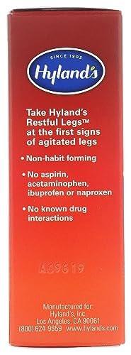 Hyland's Restful Legs Tabletten – Natürliche Linderung bei Kribbeln, Krabbeln, Zucken und unruhigen Beinen – 50 schnell lösliche Tabletten