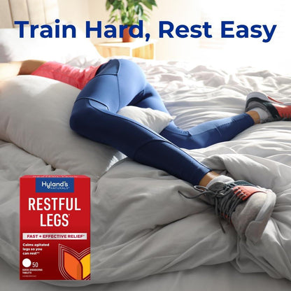 Hyland's Restful Legs Tabletten – Natürliche Linderung bei Kribbeln, Krabbeln, Zucken und unruhigen Beinen – 50 schnell lösliche Tabletten