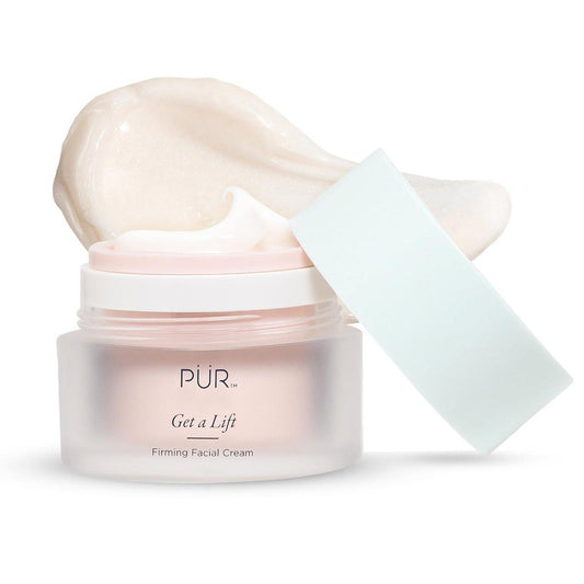 PÜR MINERALS Straffende Gesichtscreme – Triple-Action Feuchtigkeitscreme für Gesicht & Hals gegen schlaffe Haut, Fältchen und Falten – Nicht fettend, glutenfrei, 59 ml