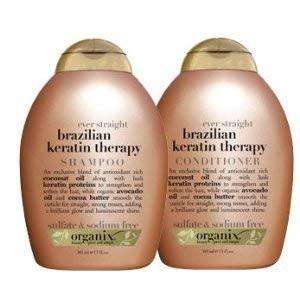 Organix Brazilian Keratin Therapy Shampoo & Conditioner Set – 2 x 385 ml für seidig glattes Haar