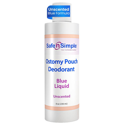 Safe n' Simple Stomadeodorant Classic Blue - Geruchsneutralisierer für Stomabeutel - 8 Fl Oz Tropfen - Stomaversorgung
