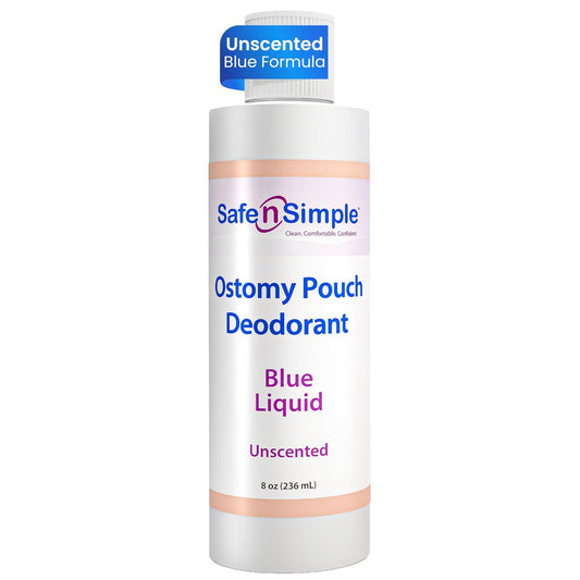 Safe n' Simple Stomadeodorant Classic Blue - Geruchsneutralisierer für Stomabeutel - 8 Fl Oz Tropfen - Stomaversorgung