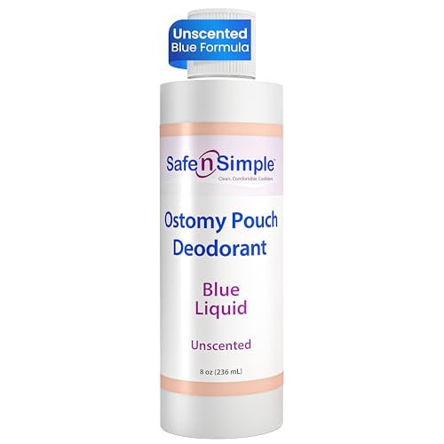 Safe n' Simple Stomadeodorant Classic Blue - Geruchsneutralisierer für Stomabeutel - 8 Fl Oz Tropfen - Stomaversorgung