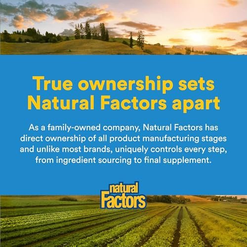Natural Factors, Mikronisiertes L-Glutamin Getränkepulver 5000 mg, Unterstützt Muskeln und Immunfunktion, 283 g