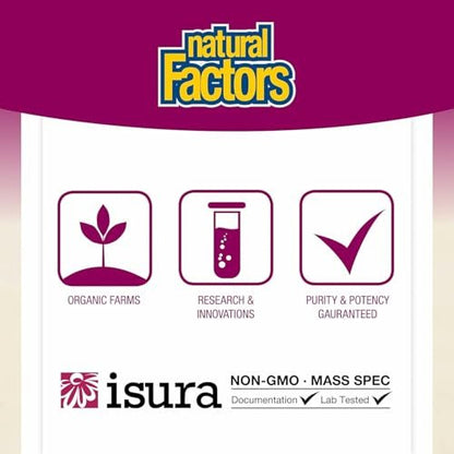 Natural Factors Oregano-Öl 180 mg – Hochwertiges Nahrungsergänzungsmittel mit extra natives Olivenöl, 30 Softgels