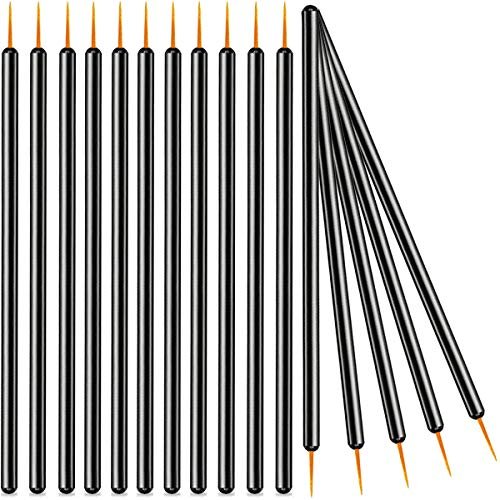 KINGMAS 100er Pack Einweg-Eyeliner-Pinsel, ultrafeine Spitze, Kosmetik-Applikator, Augen-Make-up-Werkzeug