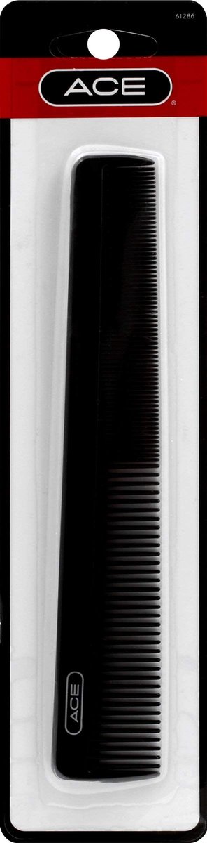 Ace 61286 7 All-Purpose Kamm – 2er-Pack, Schwarz, Kunststoff