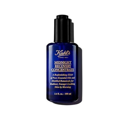 Kiehl's Midnight Recovery Concentrate – Feuchtigkeitsspendendes Gesichtsöl, 3,4 fl oz