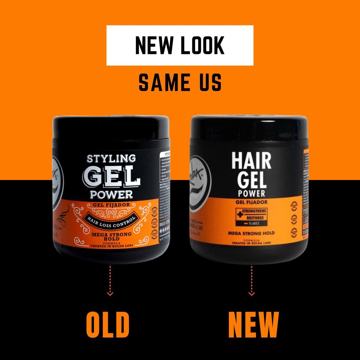 Rolda Power Styling Gel Haarausfall Kontrolle 35,2 oz (1 kg)