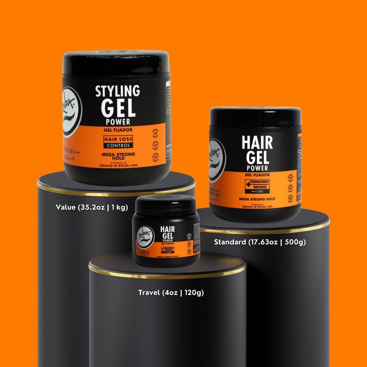 Rolda Power Styling Gel Haarausfall Kontrolle 35,2 oz (1 kg)