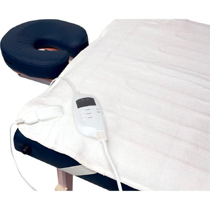 ForPro Professional Collection Fleece Massage Table Warmer, Extra Large 31" x 72" Heizpad mit 9 Heizstufen, Schnellaufheizung, LED-Controller, 6' abnehmbares Netzkabel