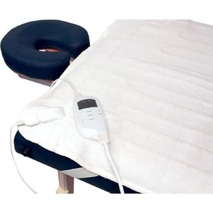 ForPro Professional Collection Fleece Massage Table Warmer, Extra Large 31" x 72" Heizpad mit 9 Heizstufen, Schnellaufheizung, LED-Controller, 6' abnehmbares Netzkabel