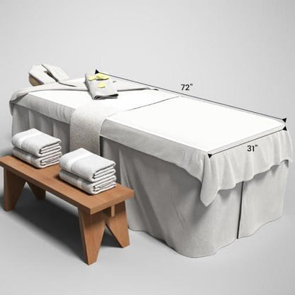 ForPro Professional Collection Fleece Massage Table Warmer, Extra Large 31" x 72" Heizpad mit 9 Heizstufen, Schnellaufheizung, LED-Controller, 6' abnehmbares Netzkabel